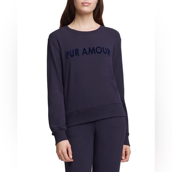 L'AGENCE Tops - L’Agence Heidi Pur Amour Sweatshirt Women’s Size M Crewneck Soft Cozy Comfy
